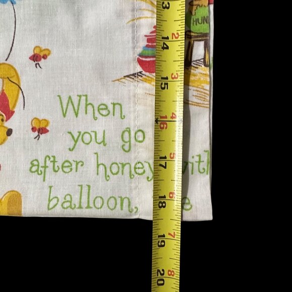 Vintage Winnie The Pooh Pillowcases Disney Sears USA Eeyore Rabbit Kanga Roo - Picture 9 of 9